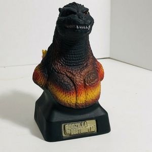 Flame Godzilla Bust Vinyl Figurine